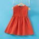 Платье детское муслиновое Baby Basic (Красное 110см) 13407-110см-Червоний фото 1