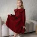 Сукня фланелева з мереживом для дівчинки Alwair Kids Червоний 128см 81053 фото