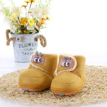 Пінетки з оченятами та вушками Жовтий 11, 5см 15152 фото