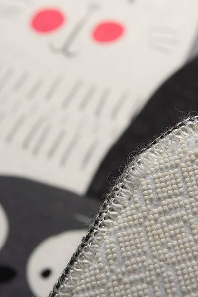 Дитячий килимок безворсовий Chilai Home Cats Gri ch-cats-1 фото Дитячий килимок безворсовий Chilai Home Cats Gri фото