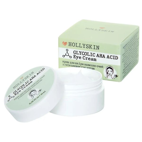 Крем для кожи вокруг глаз с гликолевой кислотой Glycolic AHA Acid Eye Cream фото