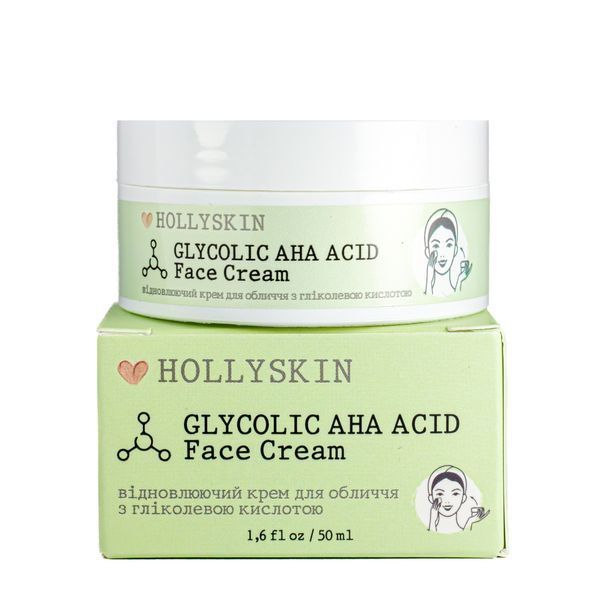 Крем для кожи вокруг глаз с гликолевой кислотой Hollyskin Glycolic AHA Acid Eye Cream фото