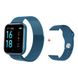 Smart Watch T80S, два браслета, температура тела, давление, оксиметр. Цвет: синий ws39115 фото 2