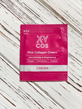 Пробник Зволожуючий крем із колагеном XYCos Pink Collagen Cream Pouch 2 мл фото