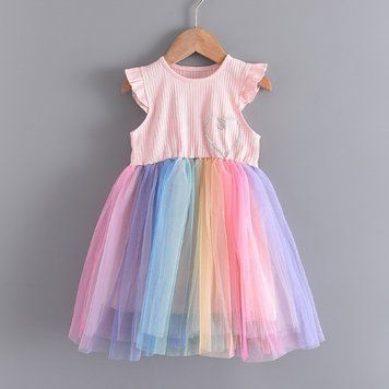 Сукня дитяча Rainbow Colors (Розовый 100см) фото
