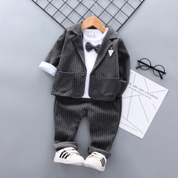 Костюм дитячий джентльмена (Сірий 110см ) фото