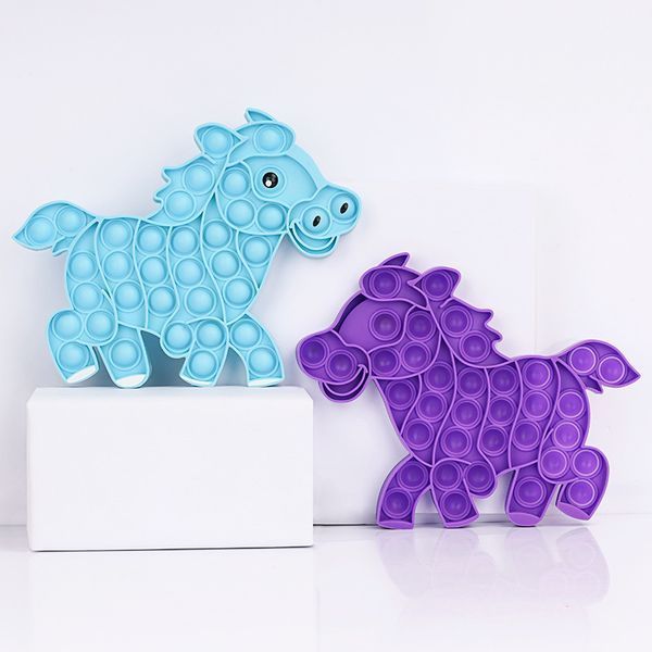 Игрушка детская Pop it Horse 21см Радуга (20355) фото