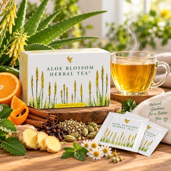 Чай из цветов алоэ с травами Forever Living Products фото