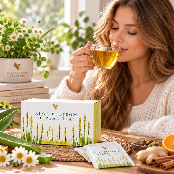 Чай из цветов алоэ с травами Forever Living Products фото
