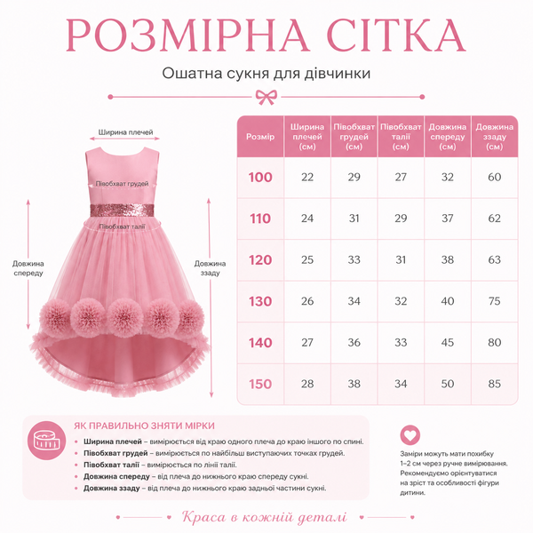 Дитяча вишукана сукня з пишною спідницею фото