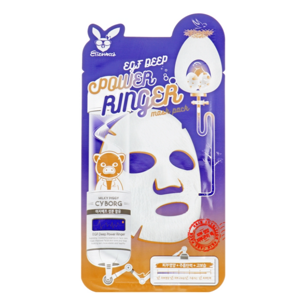 Маска для активной регенерации эпидермиса Elizavecca Egf Deep Power Ringer Mask Pack, 23 мл фото