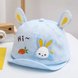 Детская кепка с ушками Cute Rabbit Зайчик, Голубой, Обх. голови 44-48 см 67853-blue фото 1