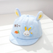 Детская кепка с ушками Cute Rabbit Зайчик, Голубой, Обх. голови 44-48 см 67853-blue фото 2