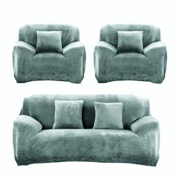 Чехол на диван + 2 кресла замша /микрофибра Homytex фото