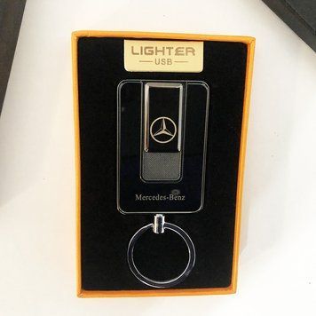 Запальничка спіральна USB-811. Mercedes. Колір чорний фото