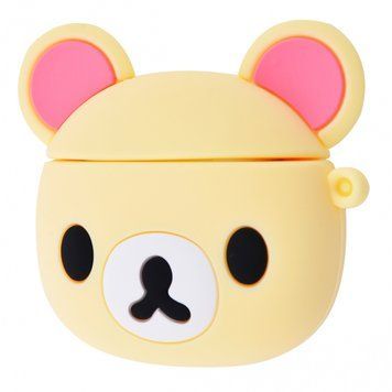 Чохол на Apple AirPods ведмежатко світлий фото