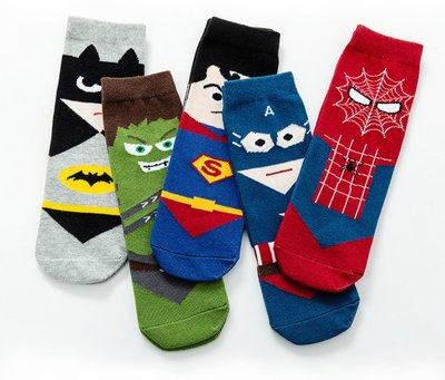 Набір шкарпеток із супергероями (Веселка 3-5 років ) фото