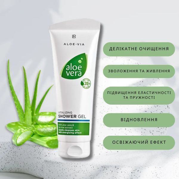 Освіжаючий гель для душу Aloe Vera (ALOE VIA) LR Health & Beauty, 250 мл фото