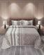 Жаккардовое покрывало с наволочками My Bed &laquo;Yildiz&raquo;, 240&times;260, Евро Макси, Бежево-серый фото