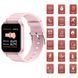 Смарт часы Smart Watch T96 стильные с защитой от влаги и пыли с измерением температура тела. Цвет: розовый ws38311 фото 1