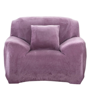 Захисний чохол на крісло Diana Textile Plush Velvet, бузковий фото