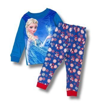 Пижама детская с Эльзой Frozen, Синій, 130см фото