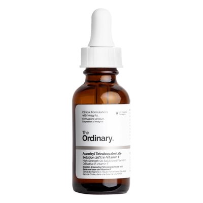 The Ordinary - Ascorbyl Tetraisopalmitate Solution 20% in Vitamin F - Олійна сироватка з 20% вітаміном C i вітаміном F - 30ml фото