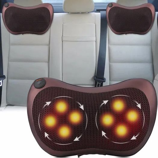 Массажная подушка Car and Home Massage Pillow, массажер для шеи автомобильный фото