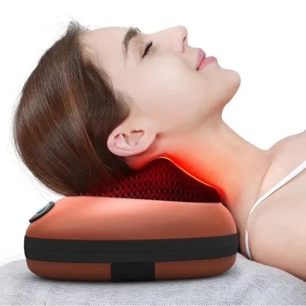 Масажна подушка Car and Home Massage Pillow, масажер для шиї автомобільний фото