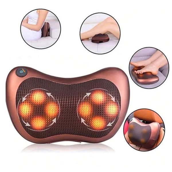 Масажна подушка Car and Home Massage Pillow, масажер для шиї автомобільний фото