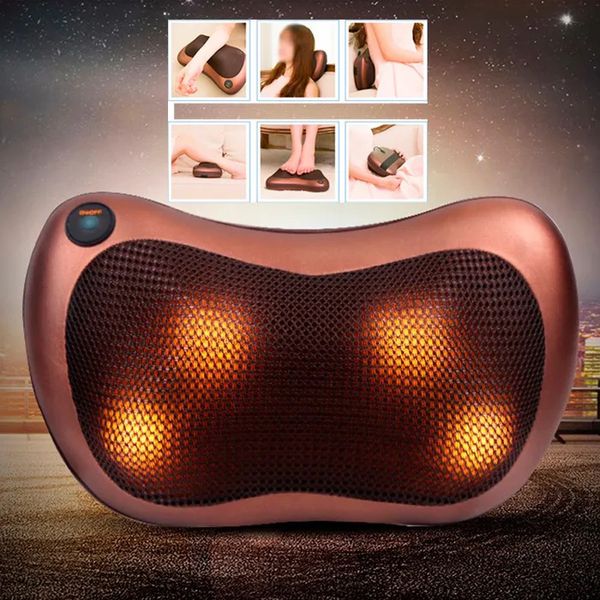 Масажна подушка Car and Home Massage Pillow, масажер для шиї автомобільний фото