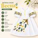 Детское платье с вышивкой Весна, 80 размер, Белый 13265-26-1 фото 4