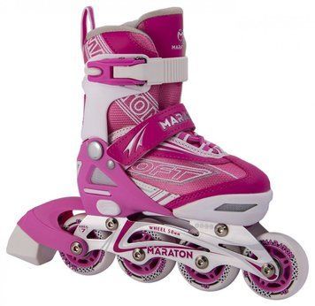 Ролики Maraton Soft S (31-34) (Рожевий) фото