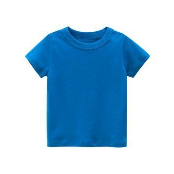 Футболка детская однотонная kids Basic Синяя 100см 11714 фото