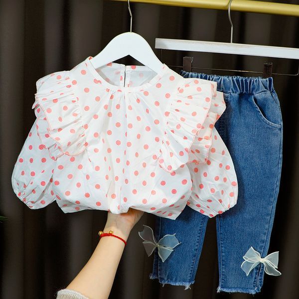 Костюм дитячий двійка в горошок XBR Kids фото