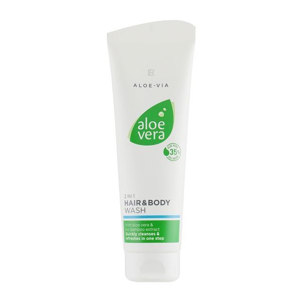 Шампунь для волосся та тіла 2в1 Aloe Vera (ALOE VIA) LR Health and Beauty, 250 мл фото