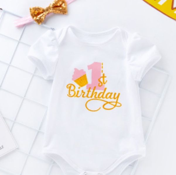 Боди детское 1st Birthday 66см Темно-розовый (4871) фото