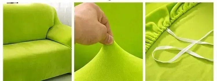 Велюровий чохол на крісло замша/мікрофібра Homytex фото