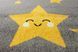 Ковер детский безворсовый Chilai Home Yellow Star, 140x190 см 5-250012 фото 3
