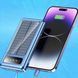 Портативное зарядное устройство на 10000mAh, Power Bank на солнечной батарее, зарядка. Цвет: синий ws93361 фото 7