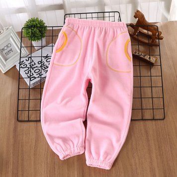 Штаны детские флисовые Baby Basic (Светло-розовый 110см) фото