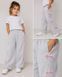 Штани дитячі палаццо Banty Alwair Kids Світло-сірий 140см 81105 81105-140см-Св_сі фото 2