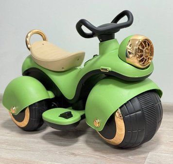 Дитячий Електроскутер F4 зелений фото