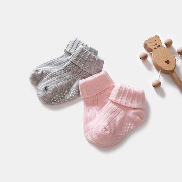 Набір дитячих шкарпеток з 2 парами Baby 6-12 місяців Рожевий (7962) фото