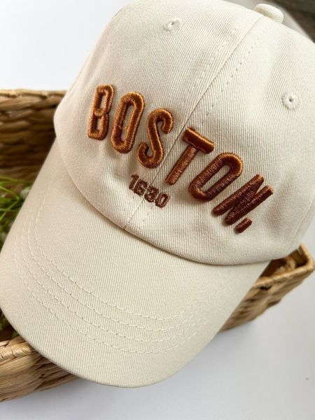 Кепка Boston светлая, размер 54 фото