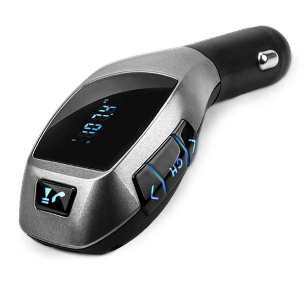 Автомобільний bluetooth fm модулятор X5 ВТ для автомагнітоли, mp3/фм трансмітер з дисплеєм фото