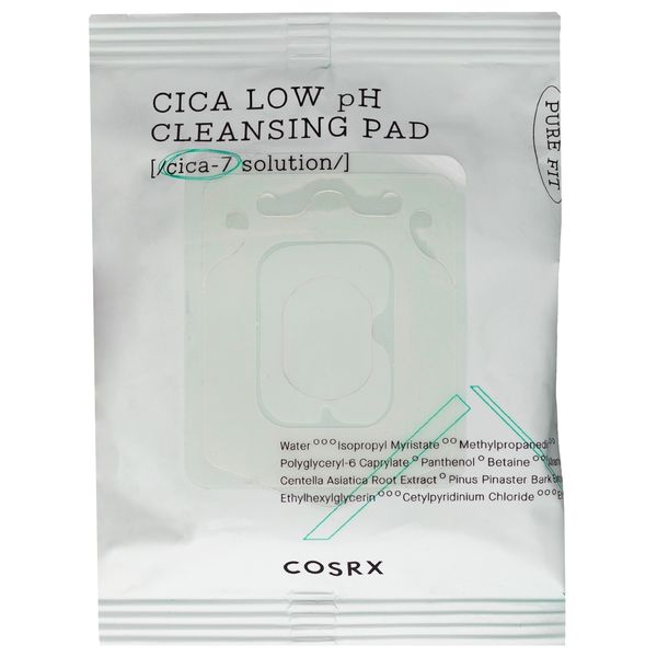 Cosrx - Очищувальні диски для обличчя - Pure Fit Cica Low pH Cleansing Pad - 30шт. фото