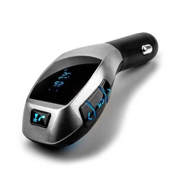 Автомобільний bluetooth fm модулятор X5 ВТ для автомагнітоли, mp3/фм трансмітер з дисплеєм фото