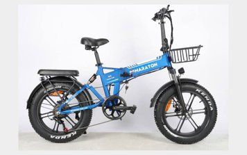 Електровелосипед Maraton Trigo (Синій) фото