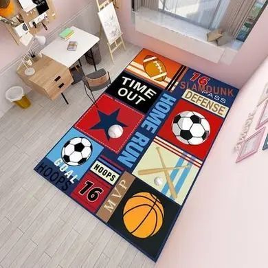 Дитячий килимок безворсовий Homytex Sport фото